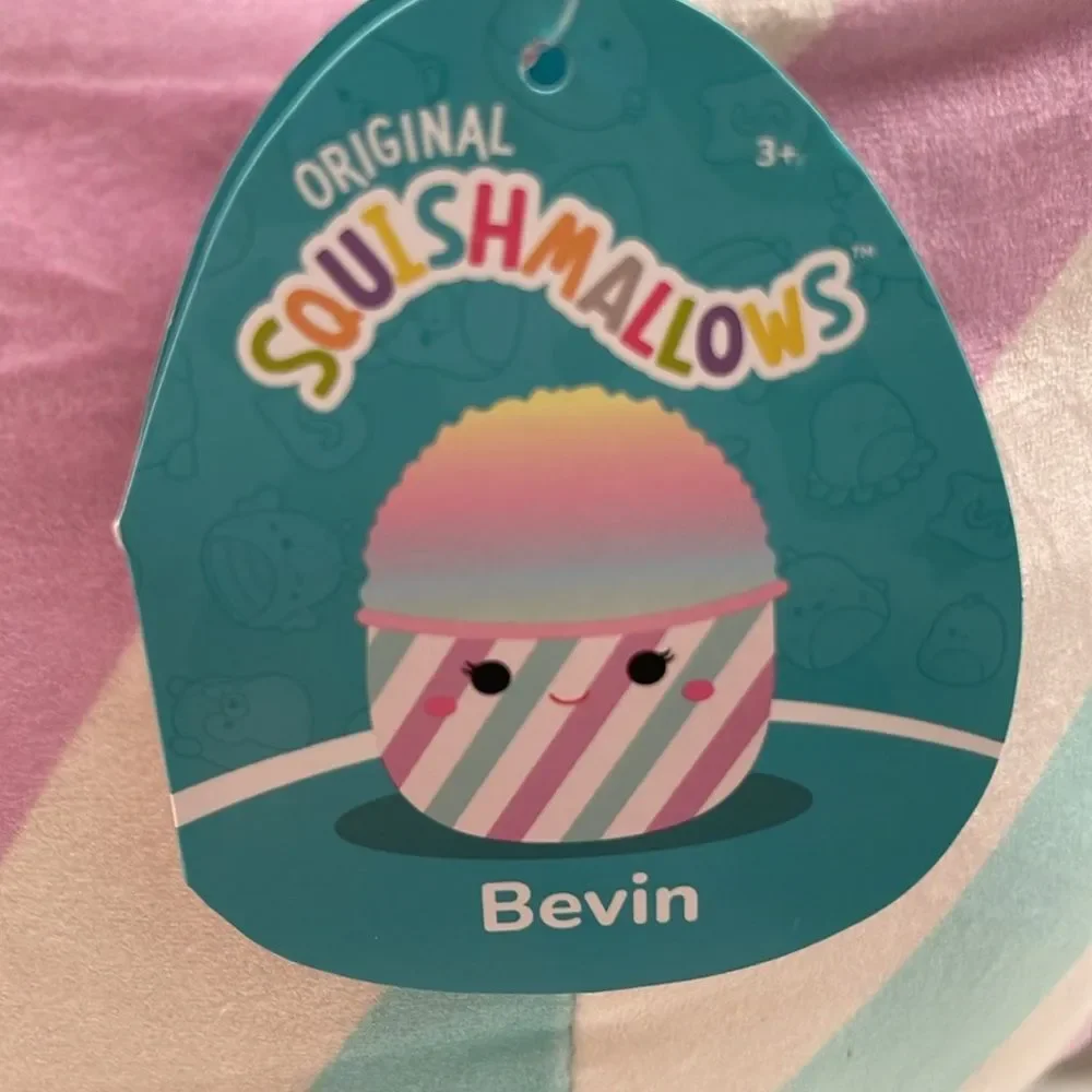 New large 16 inches squishmallows Bevin stuffed toy for kids age 3+